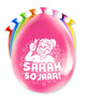Paperdreams cijfer ballonnen - sarah 8 stuks 30cm