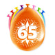 Paperdreams cijfer ballonnen - 65 jaar 8 stuks 30cm