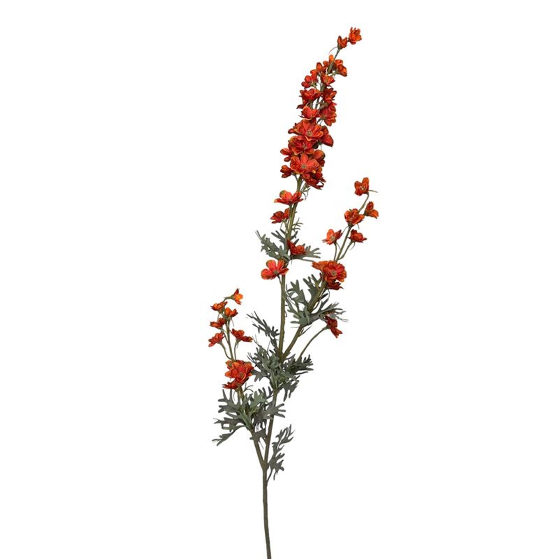 Roberts collection kunstbloem delphinium ridderspoor85cm oranje