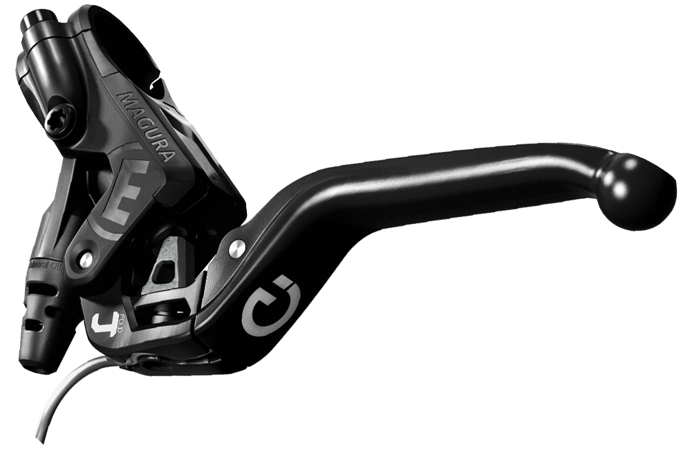 Schijfremset Magura MT4N met 800 mm leiding