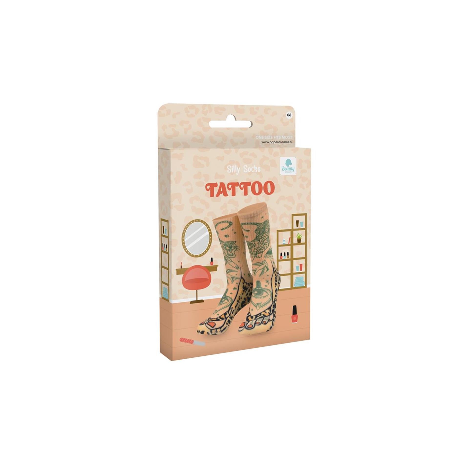 Paperdreams silly socks - tattoo