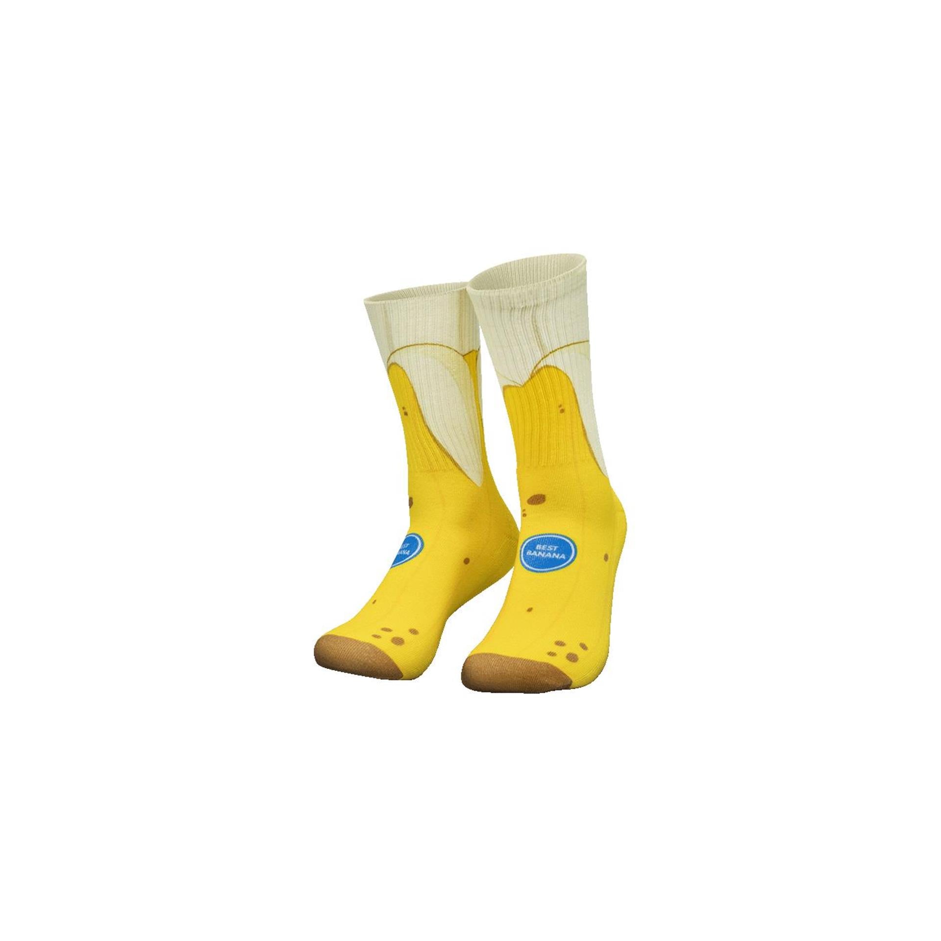 Paperdreams silly socks - banana - polyester