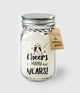Paperdreams black white scented candles - cheers