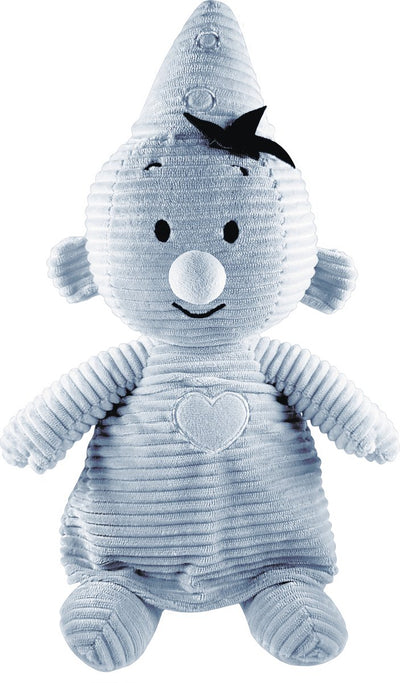 Bumba knuffel corduroy blauw, 35 cm