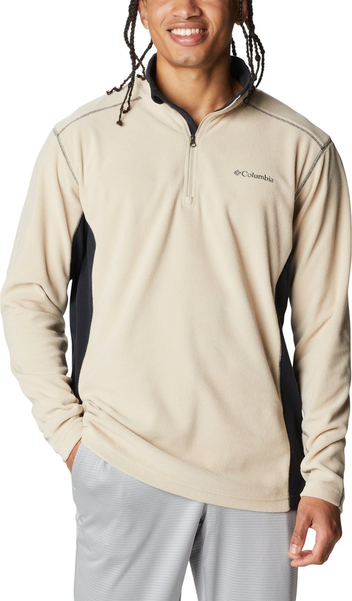 Columbia klamath range™ ii half zip fleecetrui - outdoortrui - fleece trui - heren - maat l - bruin