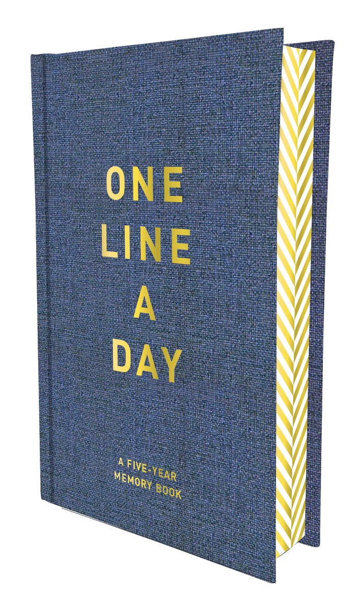 Chronicle books denim one line a day - dagboek voor 5 jaar - a five-year memory book