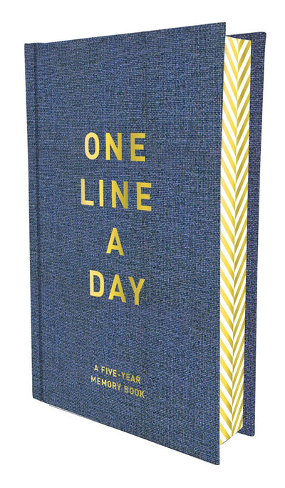 Chronicle books denim one line a day - dagboek voor 5 jaar - a five-year memory book