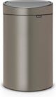 Brabantia touch bin prullenbak - 10+23 liter - afvalscheiding - platinum