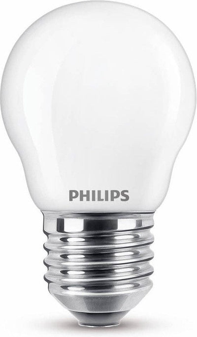 Philips led kogellamp mat - 40 w - e27- koelwit licht