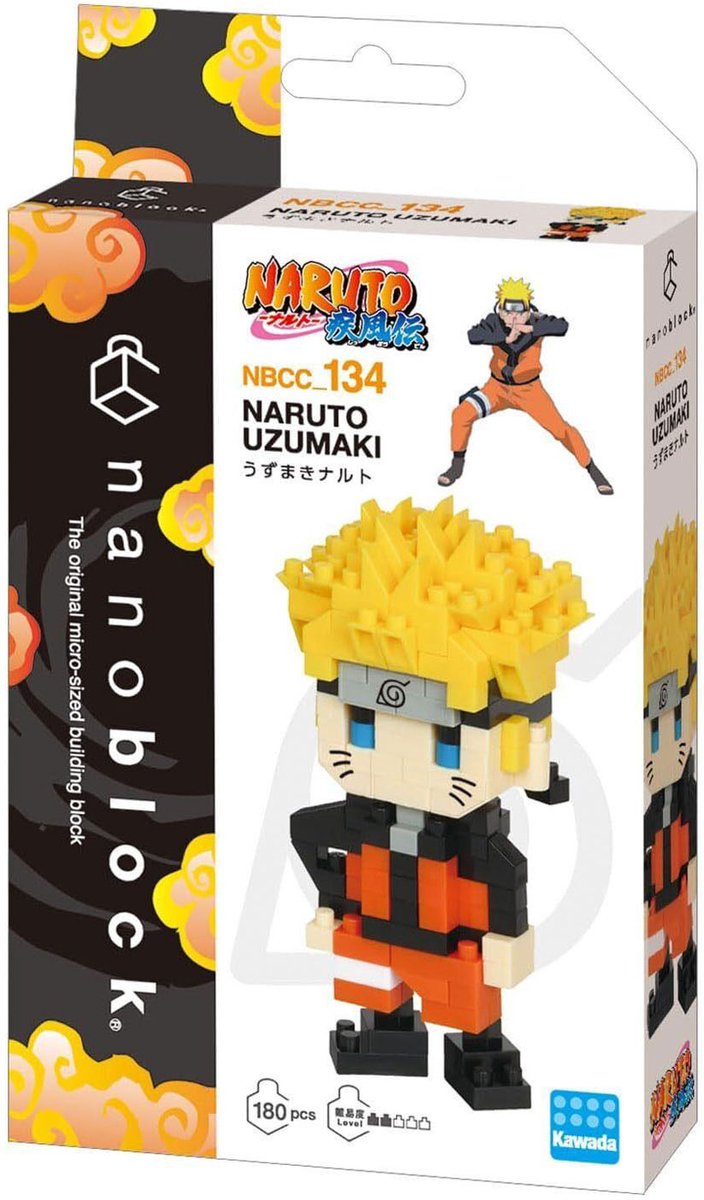 Bandai nanoblock bouwset naruto - 180st.