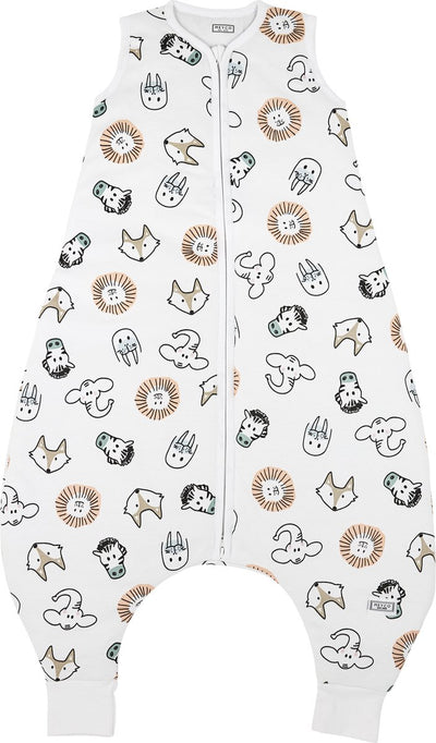 Meyco baby animal baby winter slaapoverall jumper - multicolour - 80cm - 2.0 tog