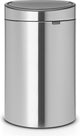 Brabantia touch bin prullenbak - 10+23 liter - afvalscheiding - matt steel