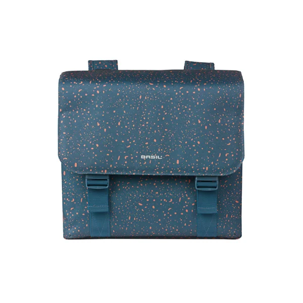 Basil dubbele fietstas flair 35 liter - navy