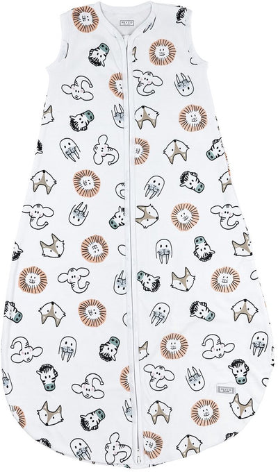 Meyco baby animal baby zomerslaapzak rond - multicolour - 98cm - 0.5 tog
