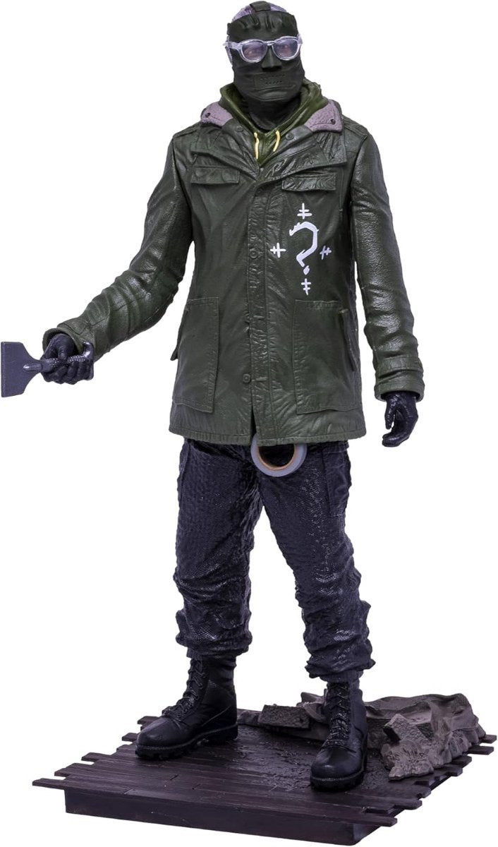 Mcfarlane toys riddler - the batman movie posed pvc statue 30 cm