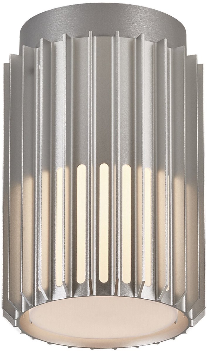 Enzo plafondlamp | aludra e27 zilver antraciet ip54 - 4803001