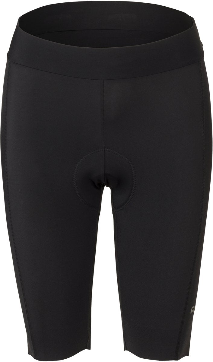 Agu comfort plus - fietsbroek - wielrenbroek met zeem - dames - zwart - m - ademend met compressie - siliconen grippers - elastische tailleband m