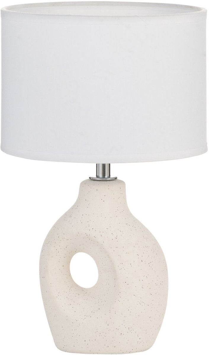 Pauleen led-tafellamp pure crush e14 max. 20w wit, beige