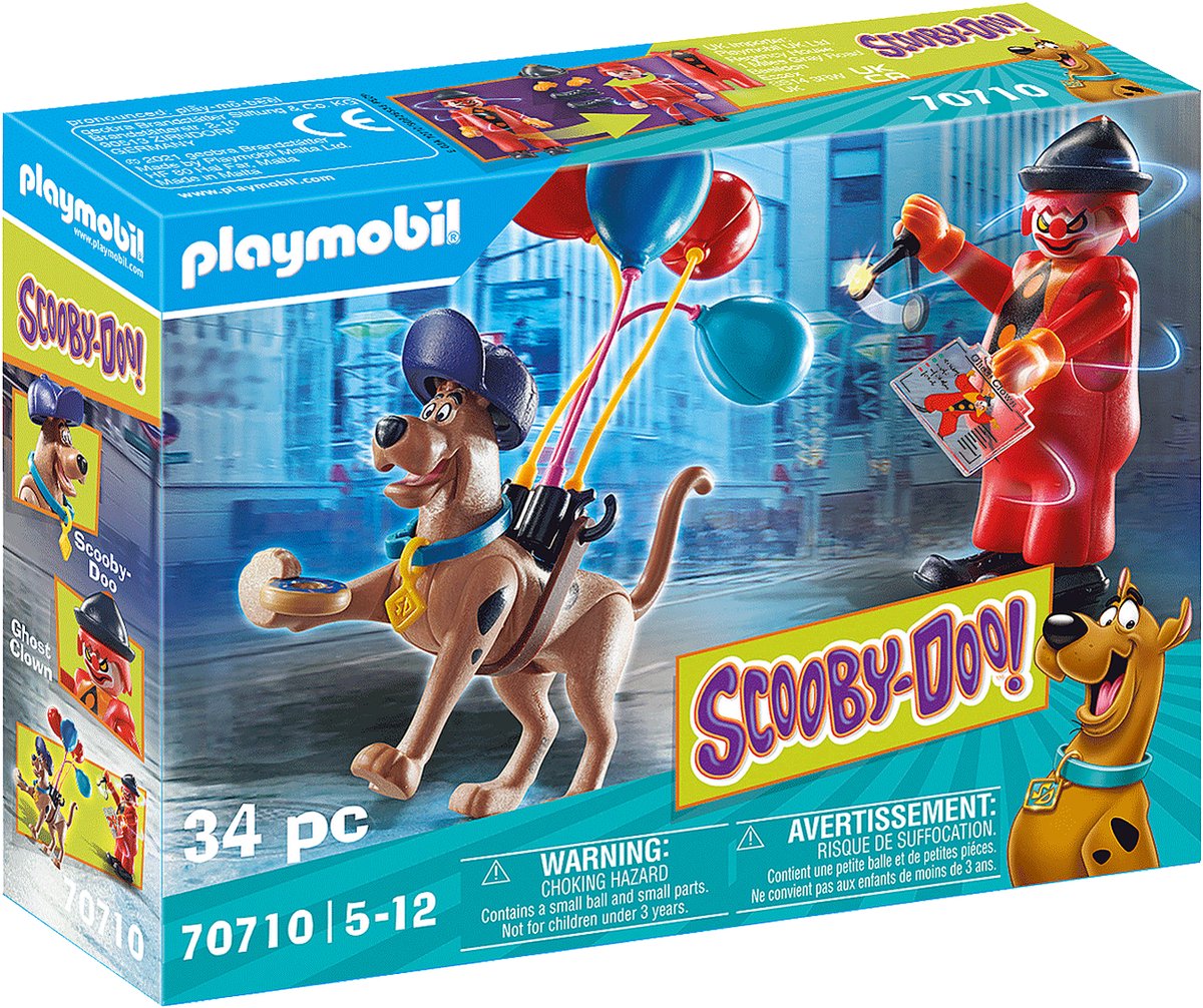 Playmobil scooby doo avontuur met de ghost clown 70710