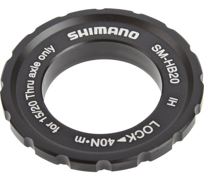 Shimano Remschijfadapter Center-Lock ring voor steekasnaven SM-HB20