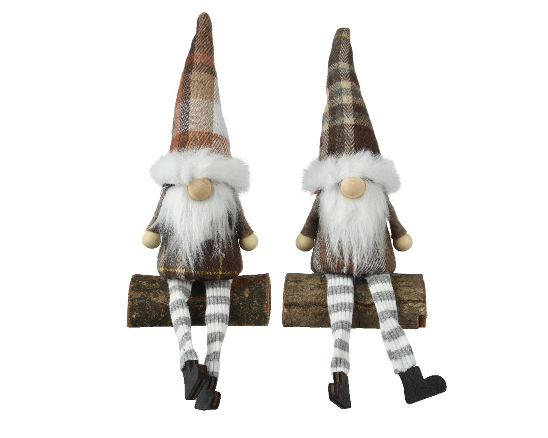 Decoris beeld gnome polyester 4,5x6,8x14cm