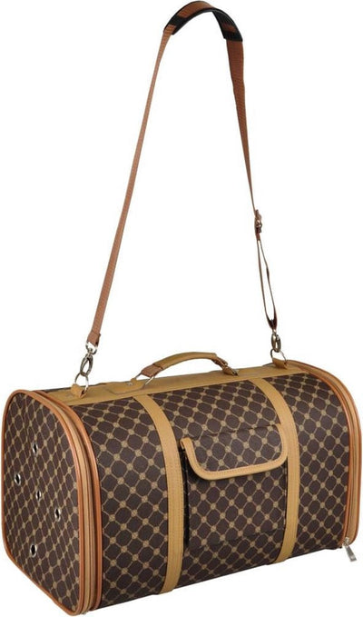 Flamingo huisdierendraagtas chloe 2 45x26x26 cm bruin