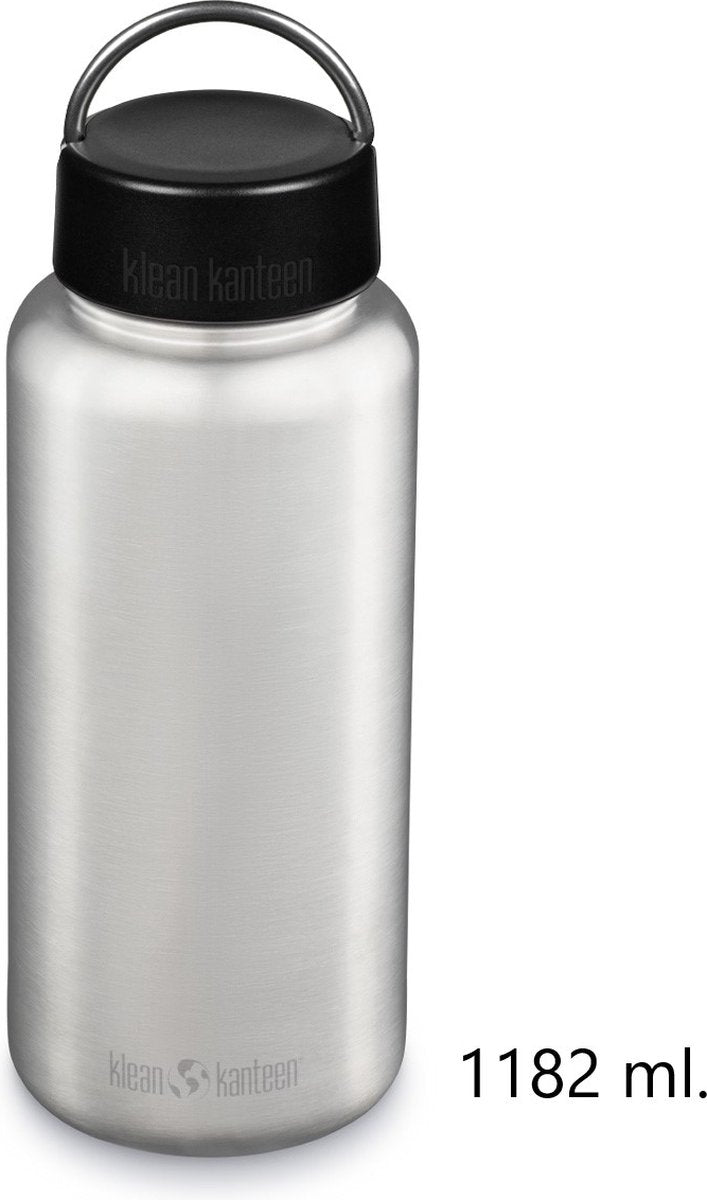 Klean kanteen drinkfles wide rvs 40oz 1182ml tkwide met loopcap