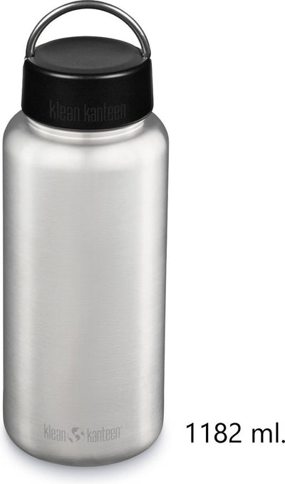 Klean kanteen drinkfles wide rvs 40oz 1182ml tkwide met loopcap