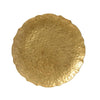 Decoris decobord kunststof slagwerklook ã˜33cm goud