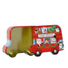 Decoris opbergblik kerst bus 19x15,5x7cm