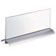 Tafelnaambordje de luxe durable 8203 acryl aluminium 105x297mm
