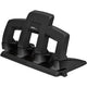 Rapid supreme press less 4-gaats perforator sp34 - perforeeert tot 30 vel - voor mappen en ringbanden - zwart grijs