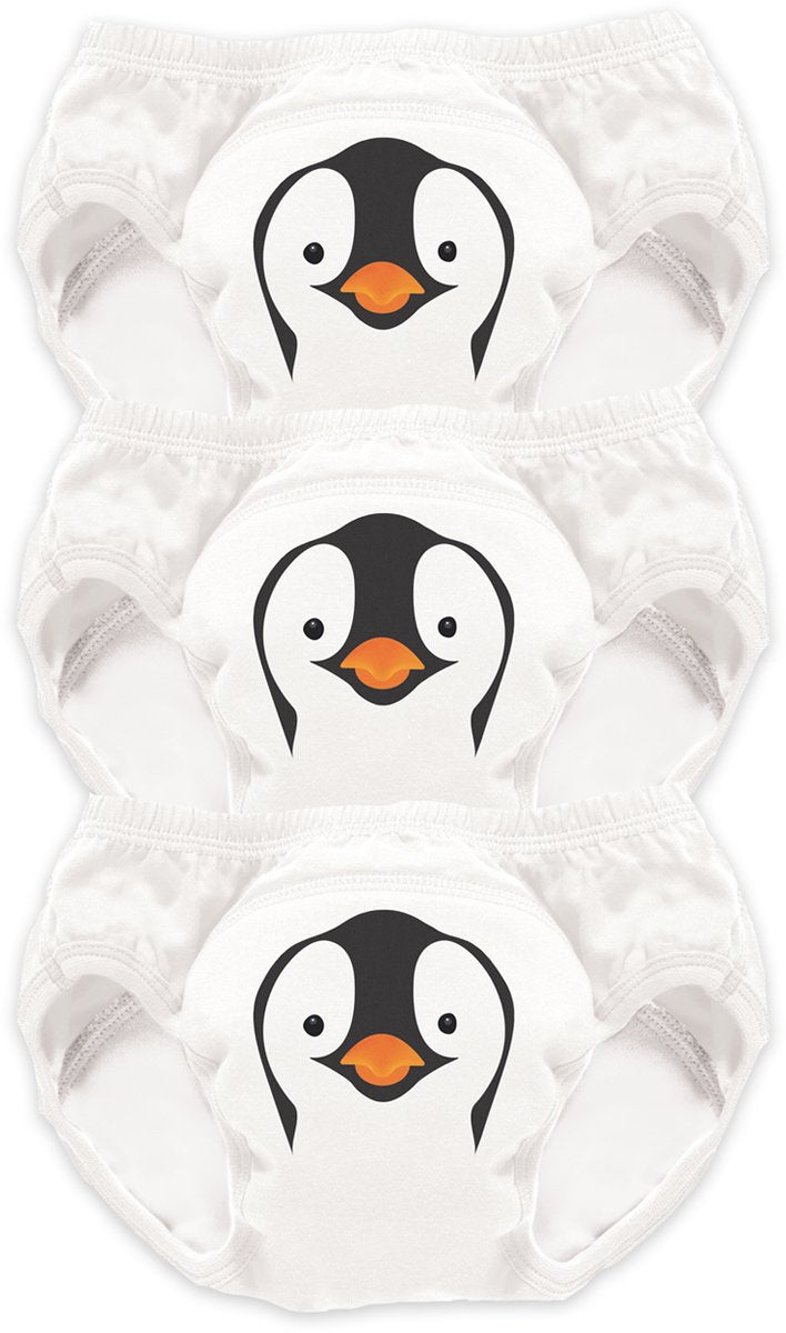 My carry potty oefenbroekjes zindelijkheidstraining – 3-4 jaar – 3 stuks – pinguin – herbruikbaar