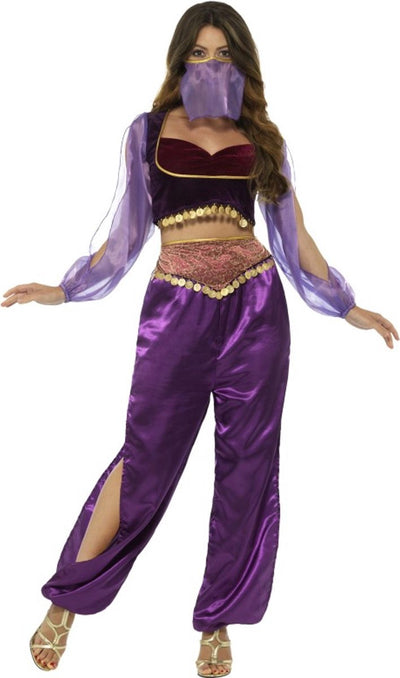 Smiffys kostuum -xs- arabian princess paars xs