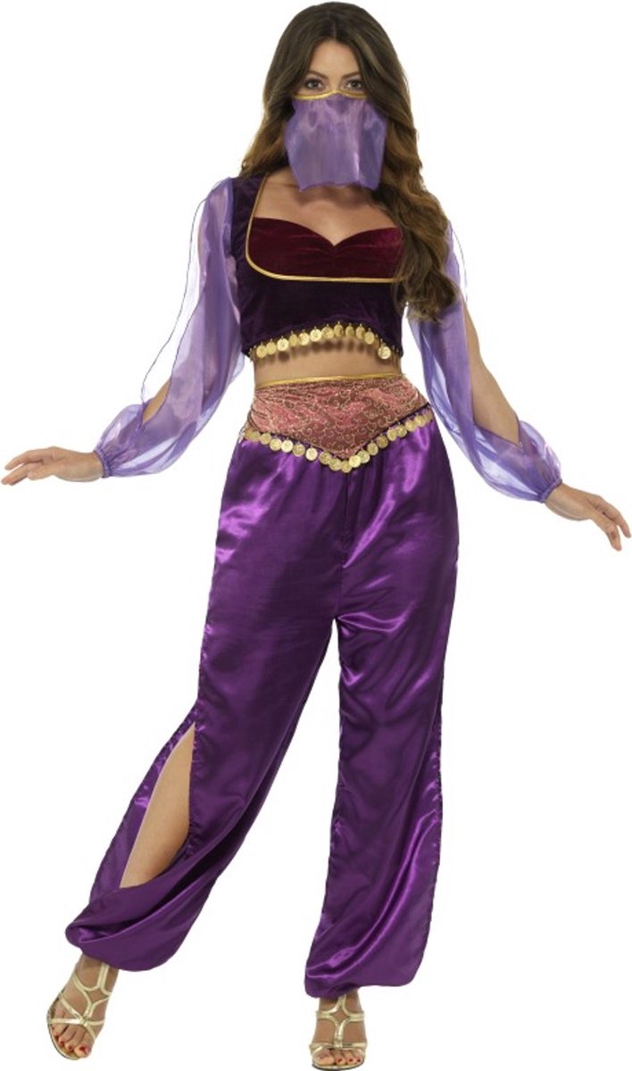 Smiffys kostuum -xs- arabian princess paars xs