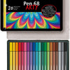 Stabilo pen 68 - viltstift - metalen doos met 20 stuks
