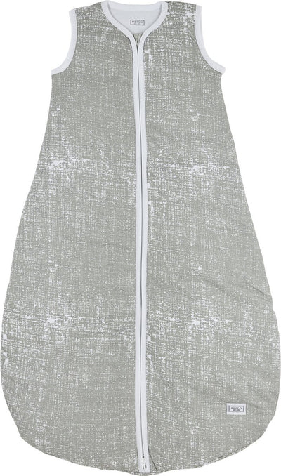 Meyco baby fine lines baby zomerslaapzak rond - grey - 110cm - 0.5 tog
