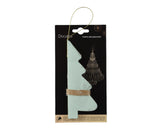 Decoris decoratief kerstboom van fsc papier groen dia11x15cm - afbeelding 2