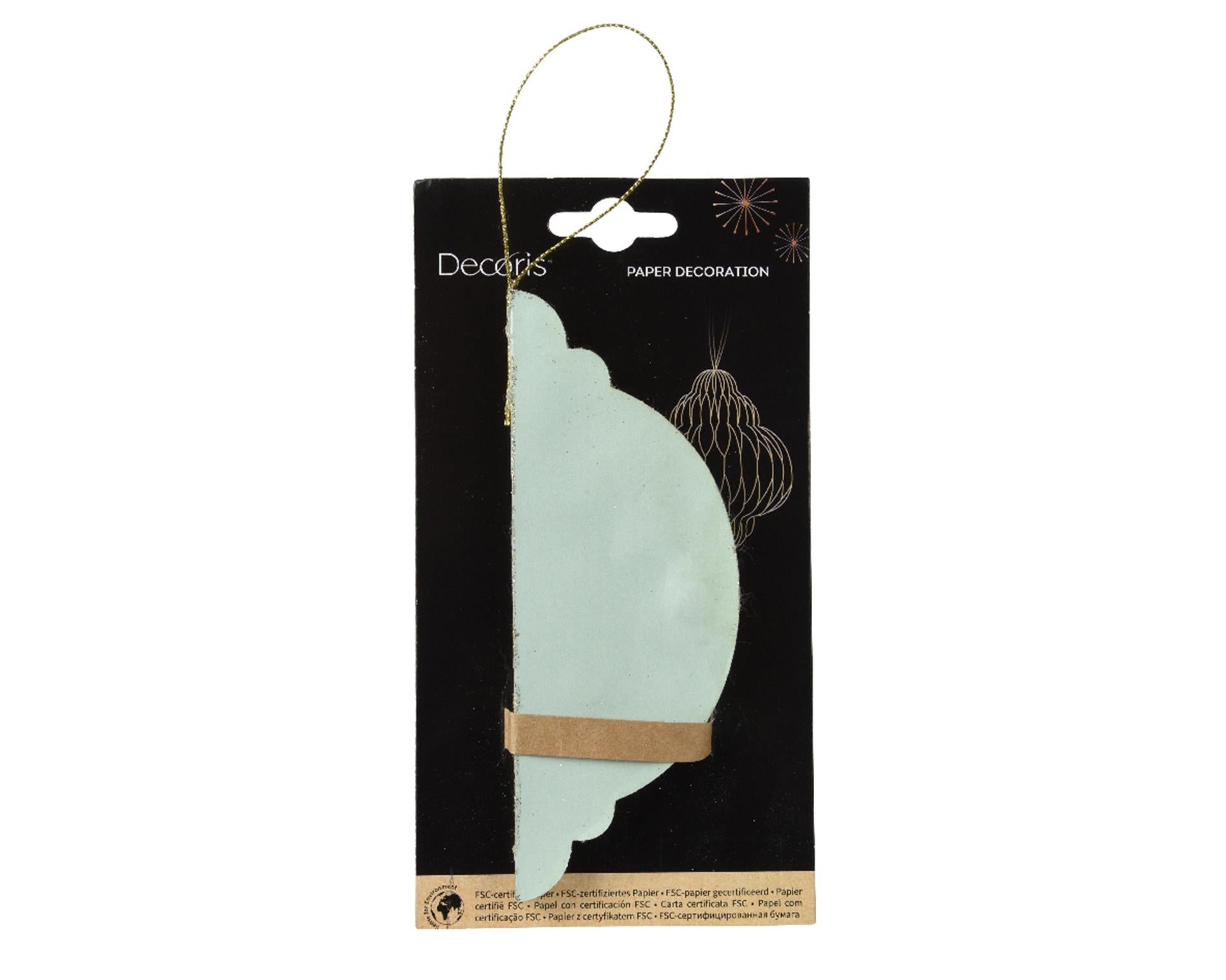 Kaemingk ui papier fsc 100%dia11.25cm x h.15cm | 6 stuks