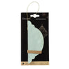 Decoris kersthanger van papier 100% fsc dia11x15cm groen
