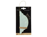 Decoris kersthanger van papier 100% fsc dia11x15cm groen - afbeelding 2