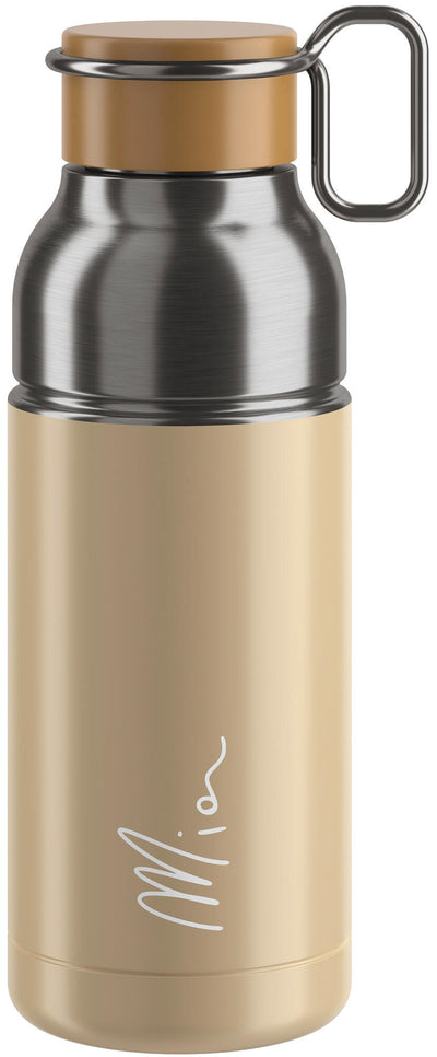 Elite trinkflasche mia inox bottle mia inox 650ml beige siilver