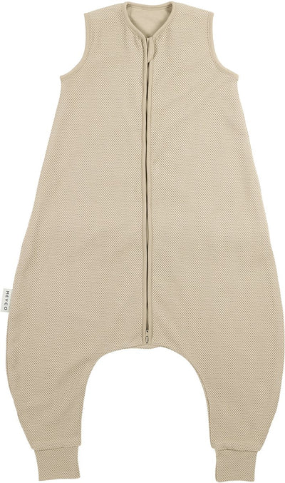 Meyco baby studio collection classic slaapoverall jumper - sand - 80cm - 1.0 tog