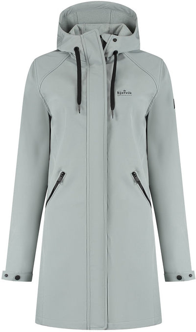 Kjelvik outdoorjas mila blauw