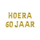 Paperdreams folie ballon letterslinger - hoera 60 jaar