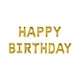 Paperdreams folie ballon letterslinger - happy birthday