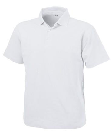Dassy polo shirt leon katoen wit xl