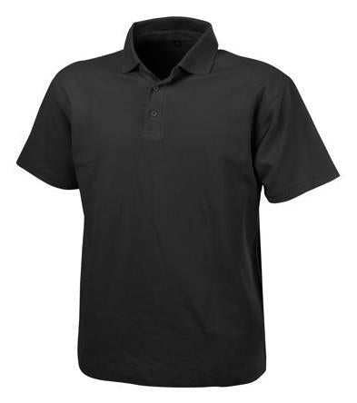 Dassy polo shirt leon katoen zwart l