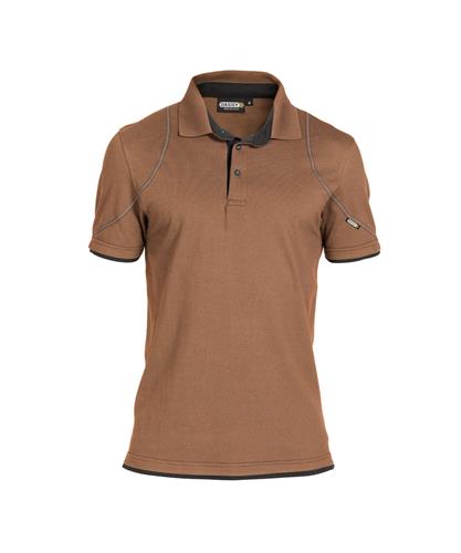 Dassy polo orbital bruin grijs m