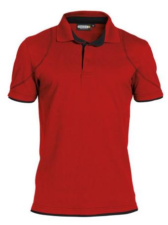 Dassy polo orbital rood zwart l
